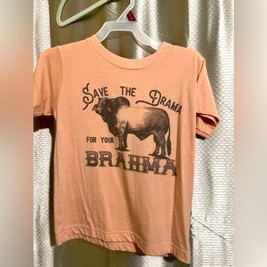 Save the Drama tee girls Bella canvas 5t